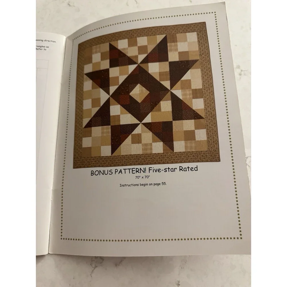 Star Savvy Laps From Fats Book 4 Ellen Replogle Quilt Pattern Lap Size Quarters